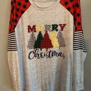 4xl long sleeve tshirt - Christmas shirt EUC
